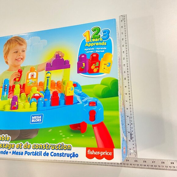 Mega Bloks Build N Learn Table 30-Piece Set For Toddlers 1+ Years toy blocks - Picture 13 of 15